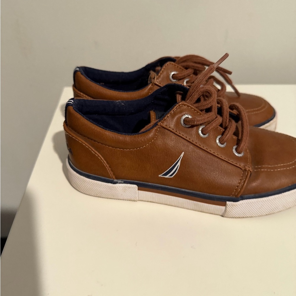 Nautica Brown Kids Dress Shoes